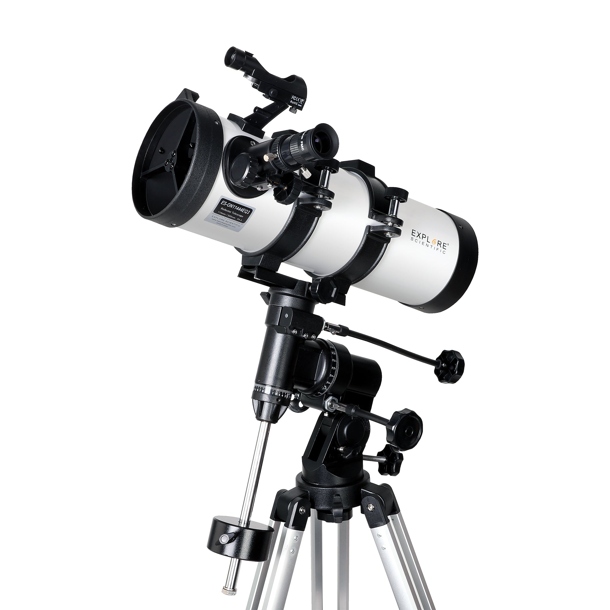 114mm Newtonian Reflector Telescope with Equatorial Mount
