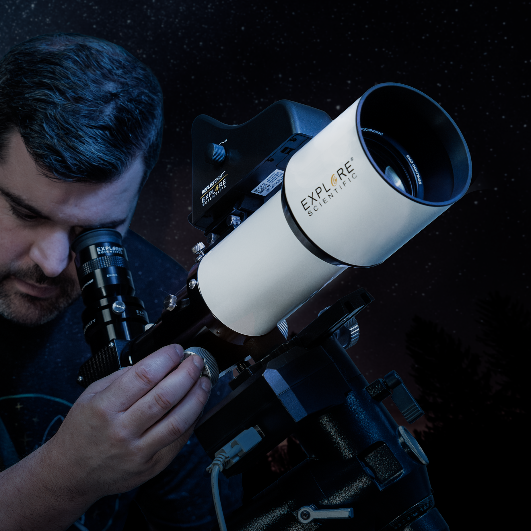 ED80 Essential Series Air-Spaced Triplet Refractor Telescope